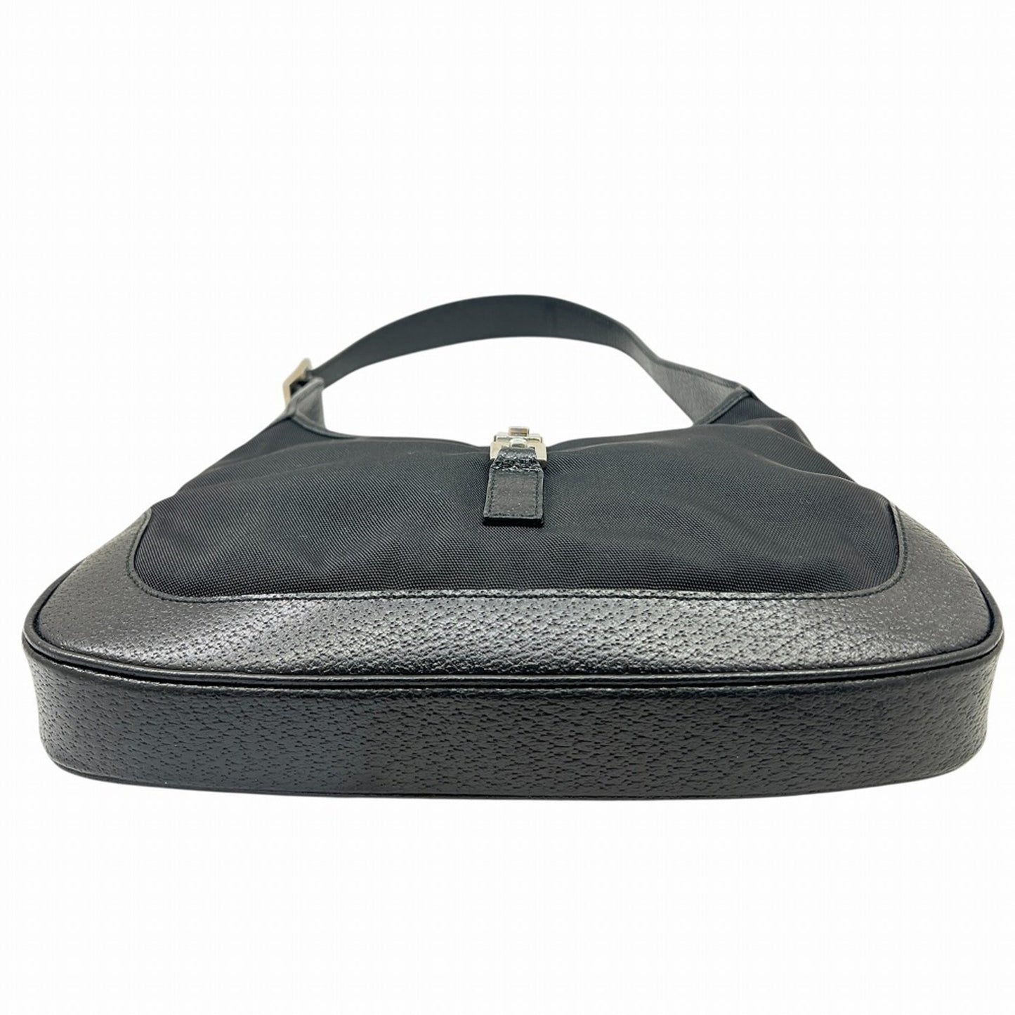 Gucci Black Canvas Leather Handbag