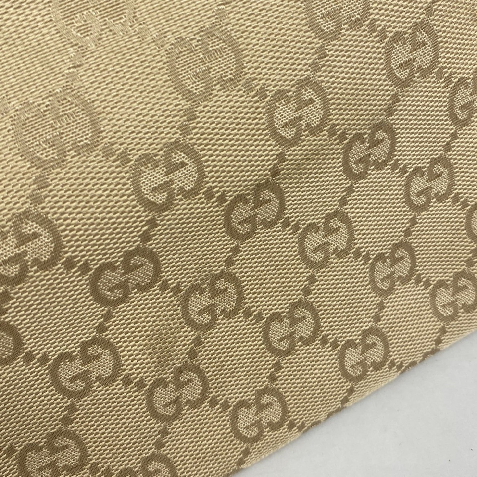 Gucci Beige Canvas Tote Bag