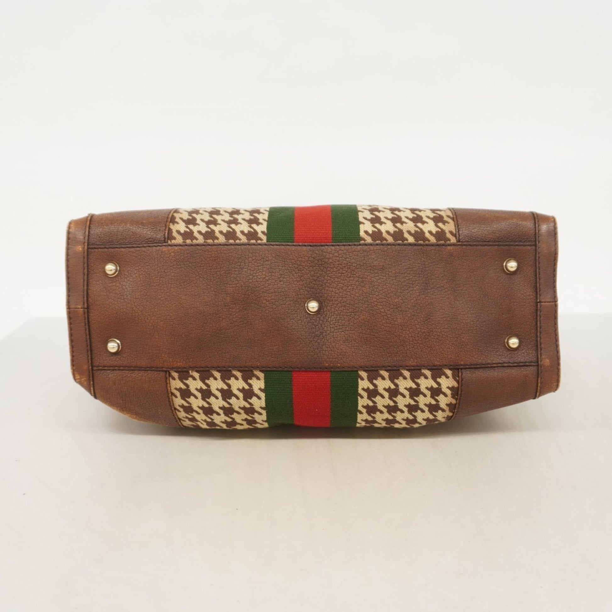 Gucci Brown Canvas Handbag