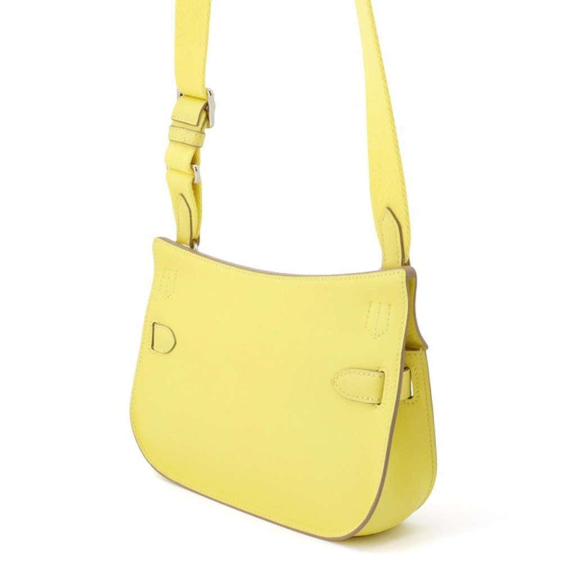 Hermes Lime Swift Shoulder Bag Leather