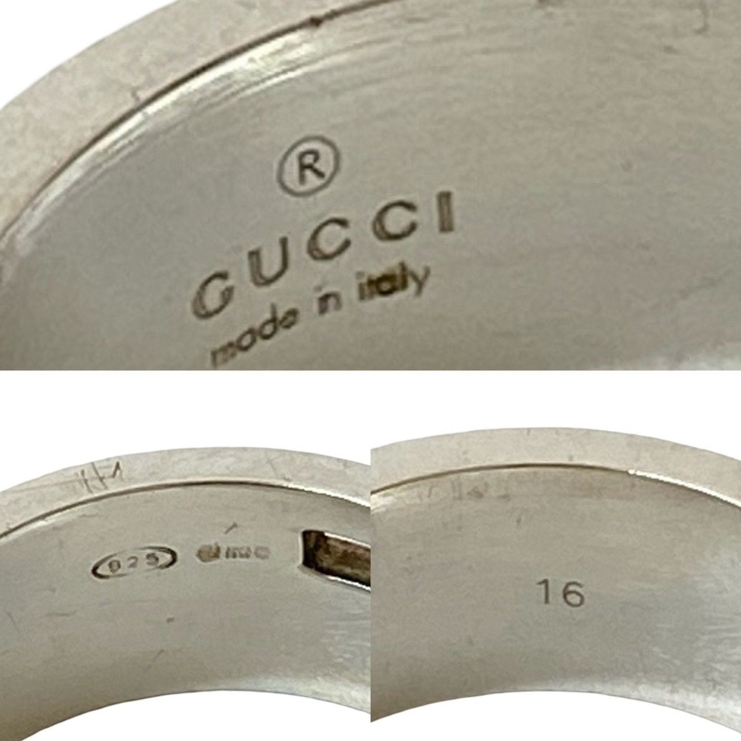 Gucci Silver Silver 925 Band Ring