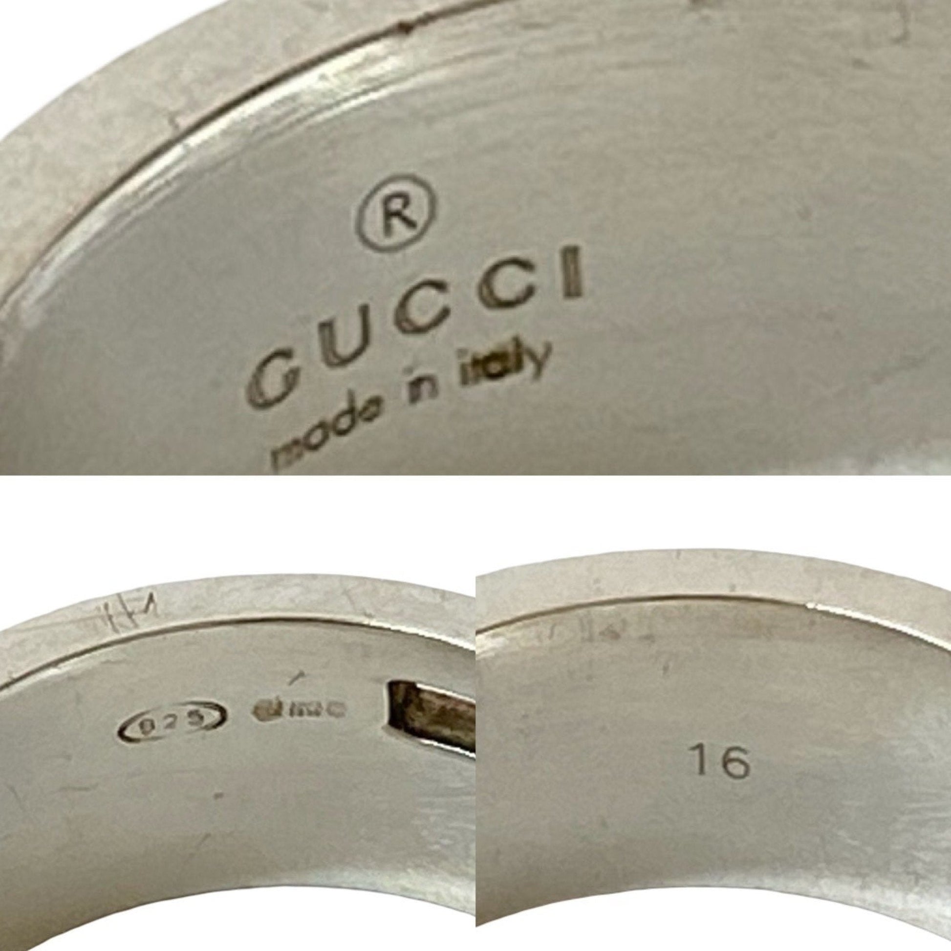 Gucci Silver Silver 925 Band Ring