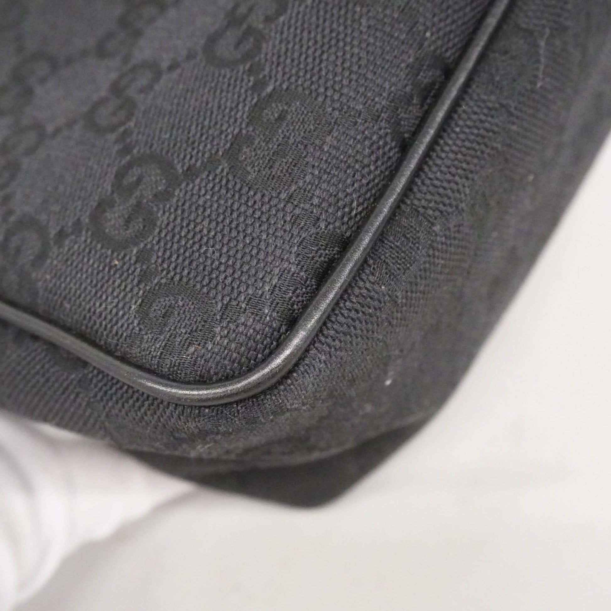 Gucci Black Canvas Pouch