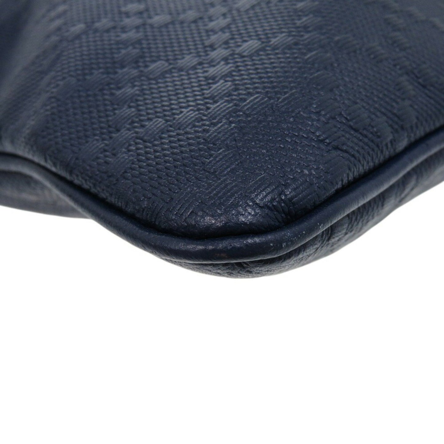 Gucci Navy Leather Shoulder Bag