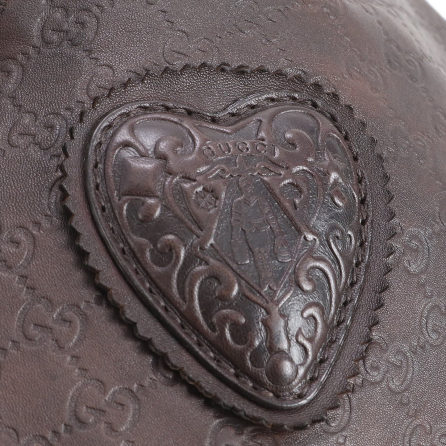 Gucci Brown Leather Shoulder Bag