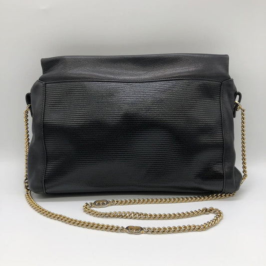Gucci Black Leather Shoulder Bag
