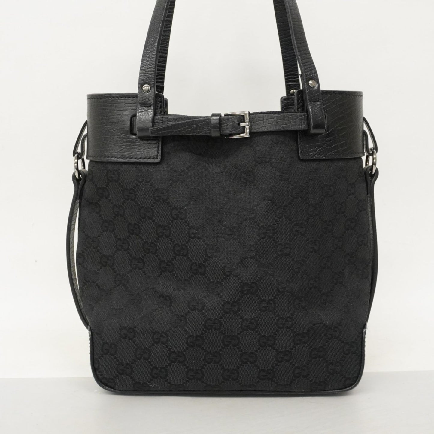 Gucci Black Canvas Handbag
