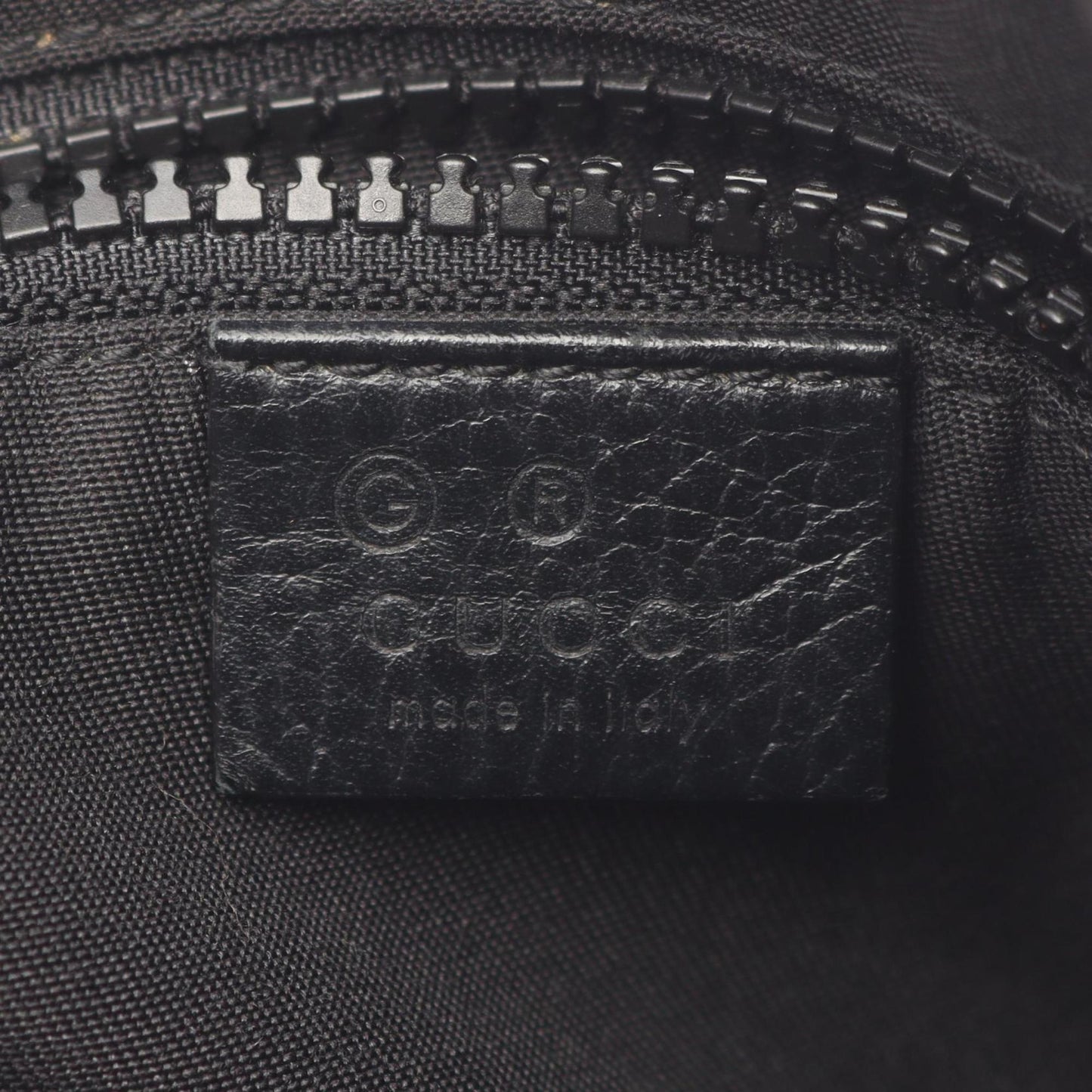 Gucci Black Nylon Leather Shoulder Bag