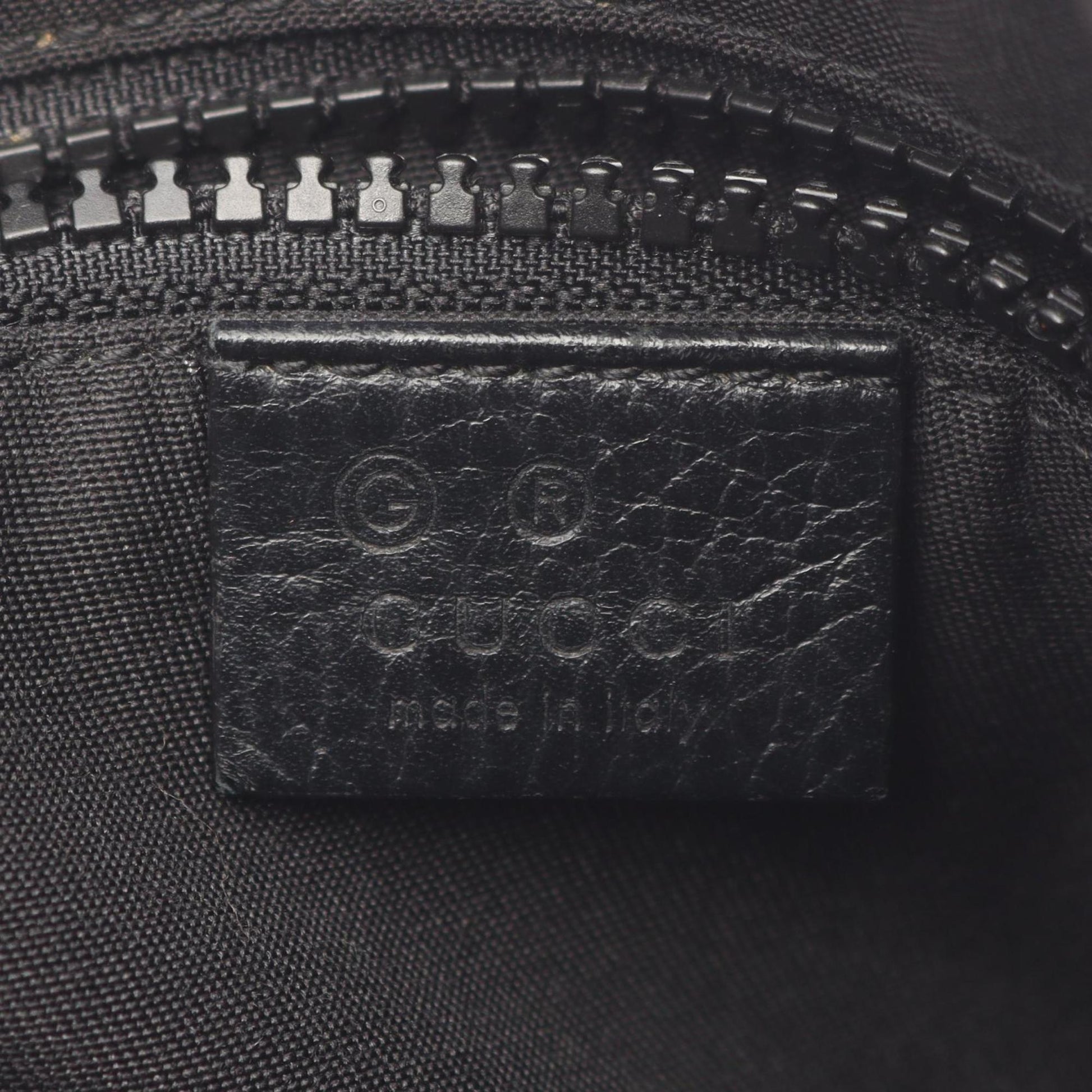 Gucci Black Nylon Leather Shoulder Bag