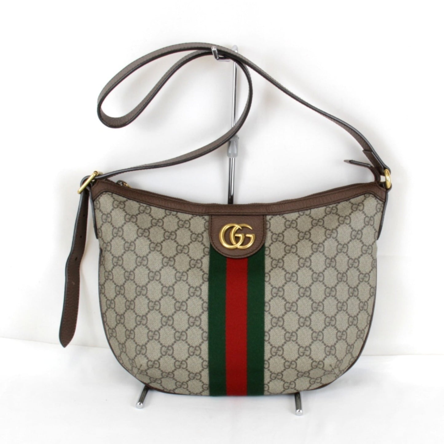 Gucci Ophidia Brown Gg Supreme Shoulder Bag