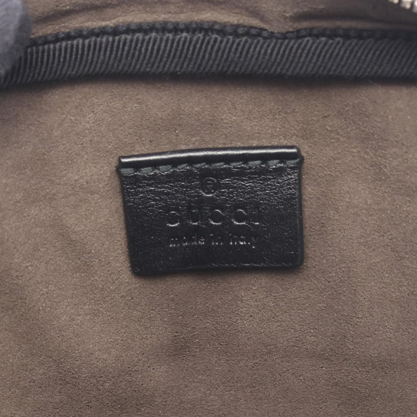 Gucci Black Leather Fanny Pack