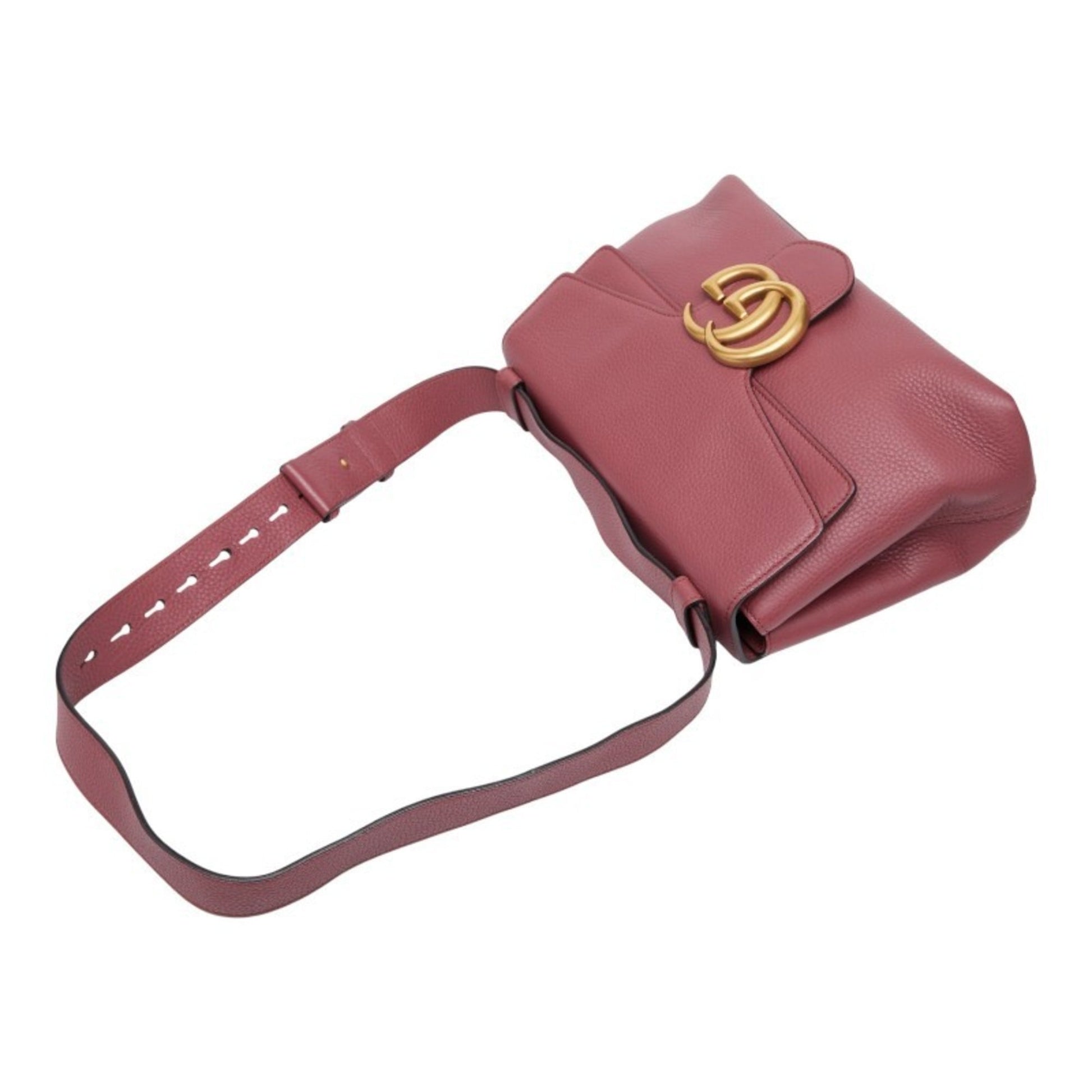 Gucci Pink Leather Shoulder Bag