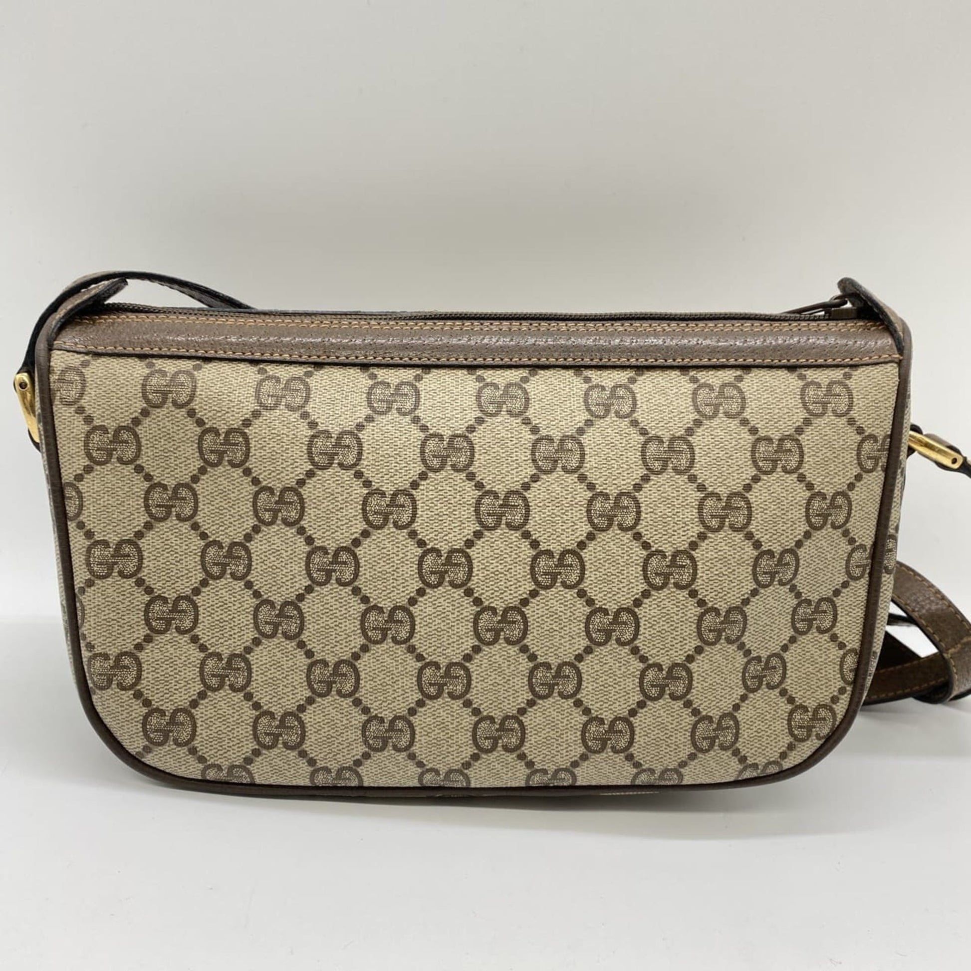 Gucci Sherry Line Beige Gg Supreme Shoulder Bag