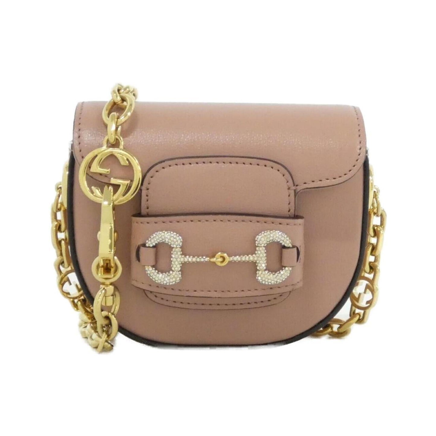 Gucci Dusty Pink Leather Shoulder Bag