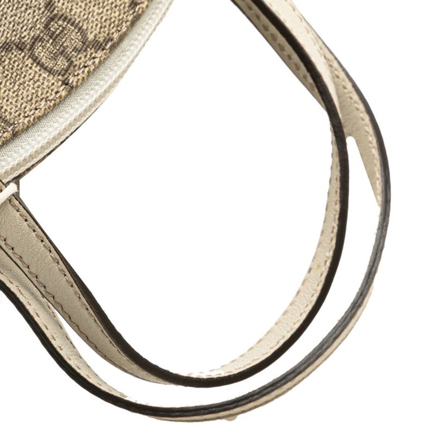 Gucci Beige Pvc Leather Handbag