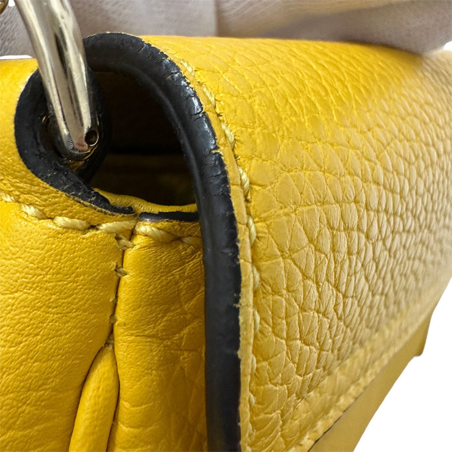 Gucci Soho Yellow Leather Shoulder Bag