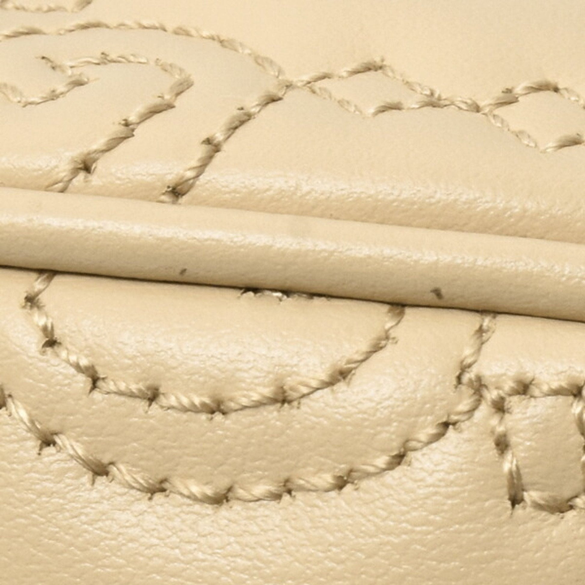 Gucci Beige Leather Handbag Shoulder Bag