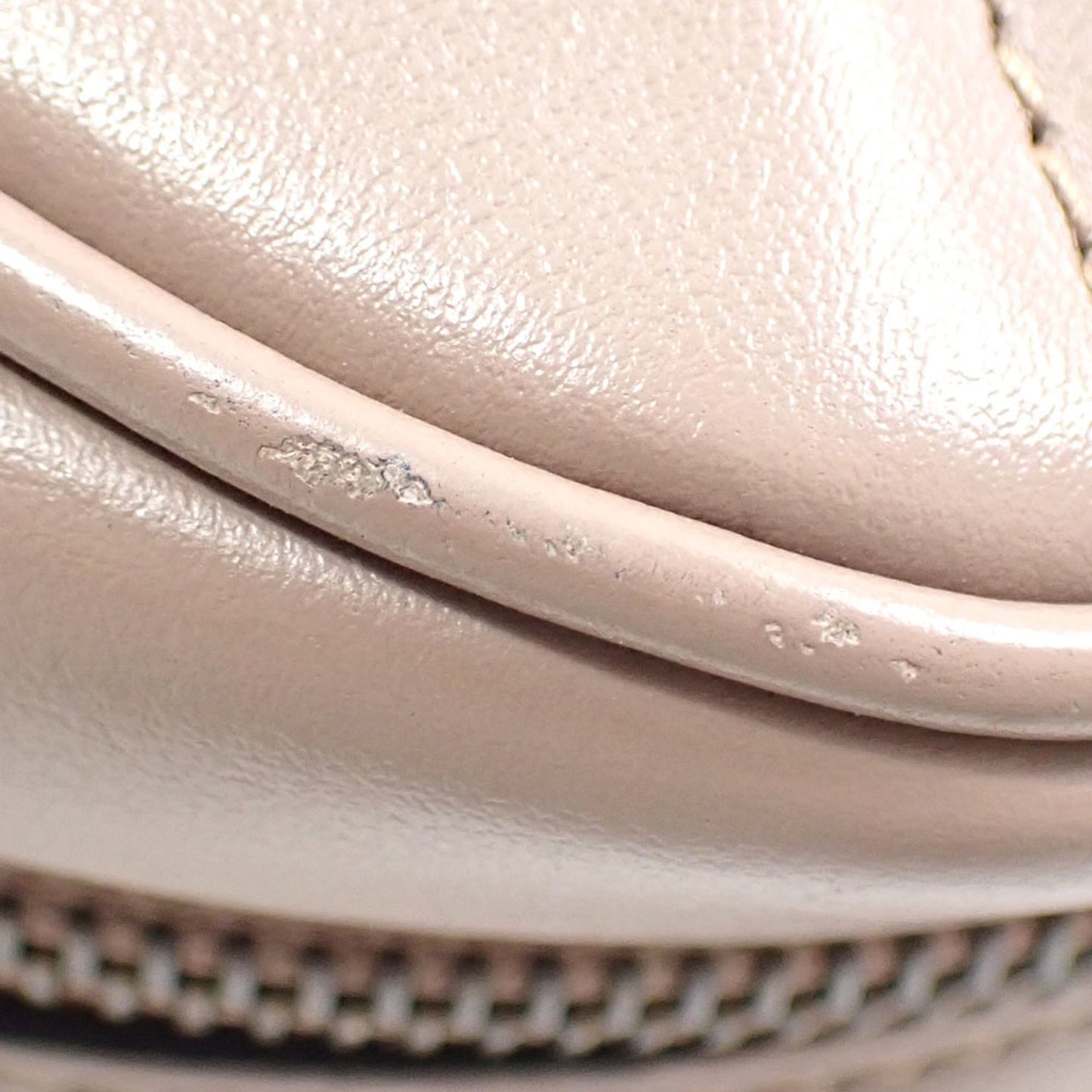 Gucci Beige Quilting Leather Shoulder Bag