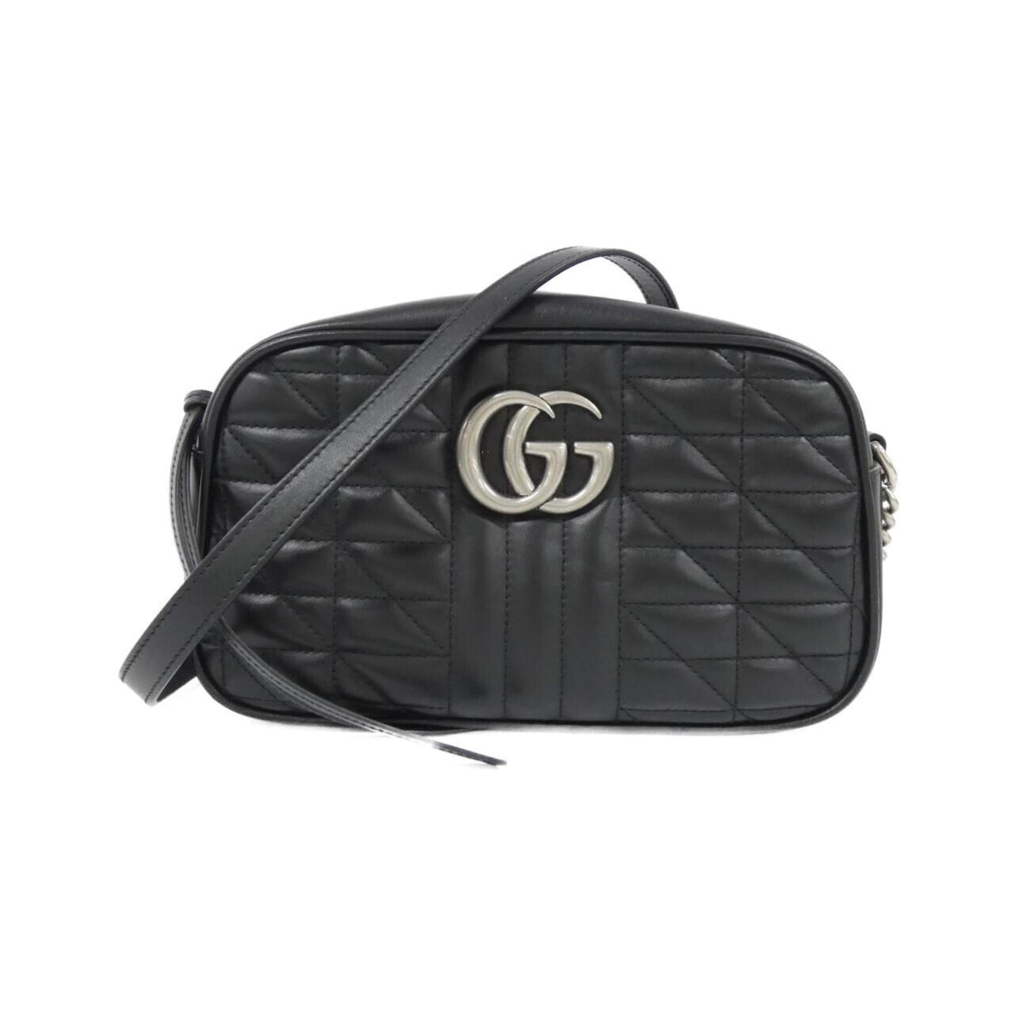 Gucci Black Leather Shoulder Bag
