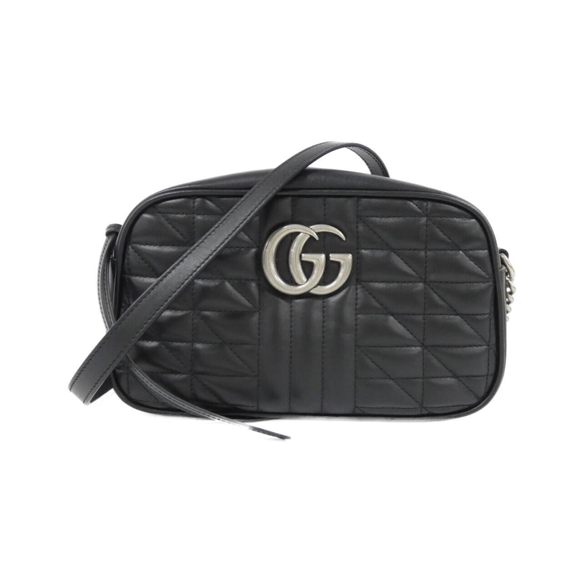 Gucci Black Leather Shoulder Bag