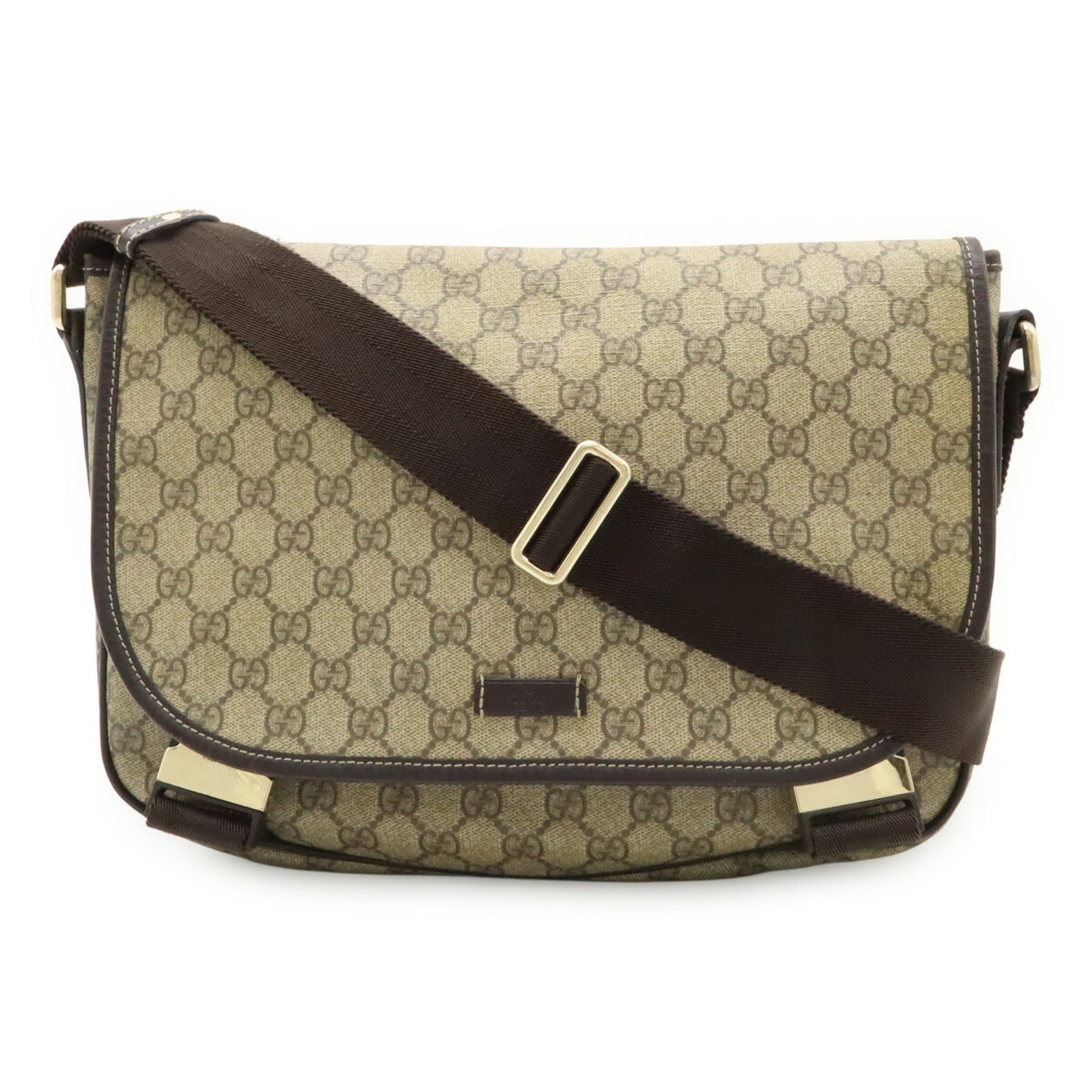 Gucci Gg Plus Beige Gg Supreme Shoulder Bag