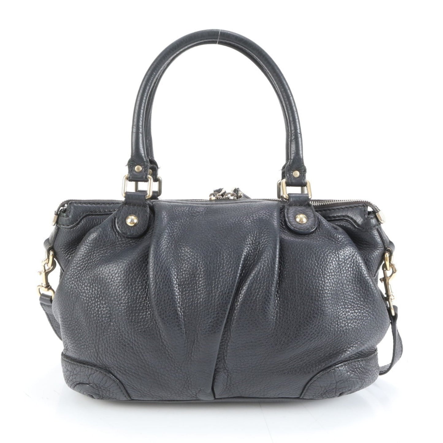 Gucci Black Leather Shoulder Bag
