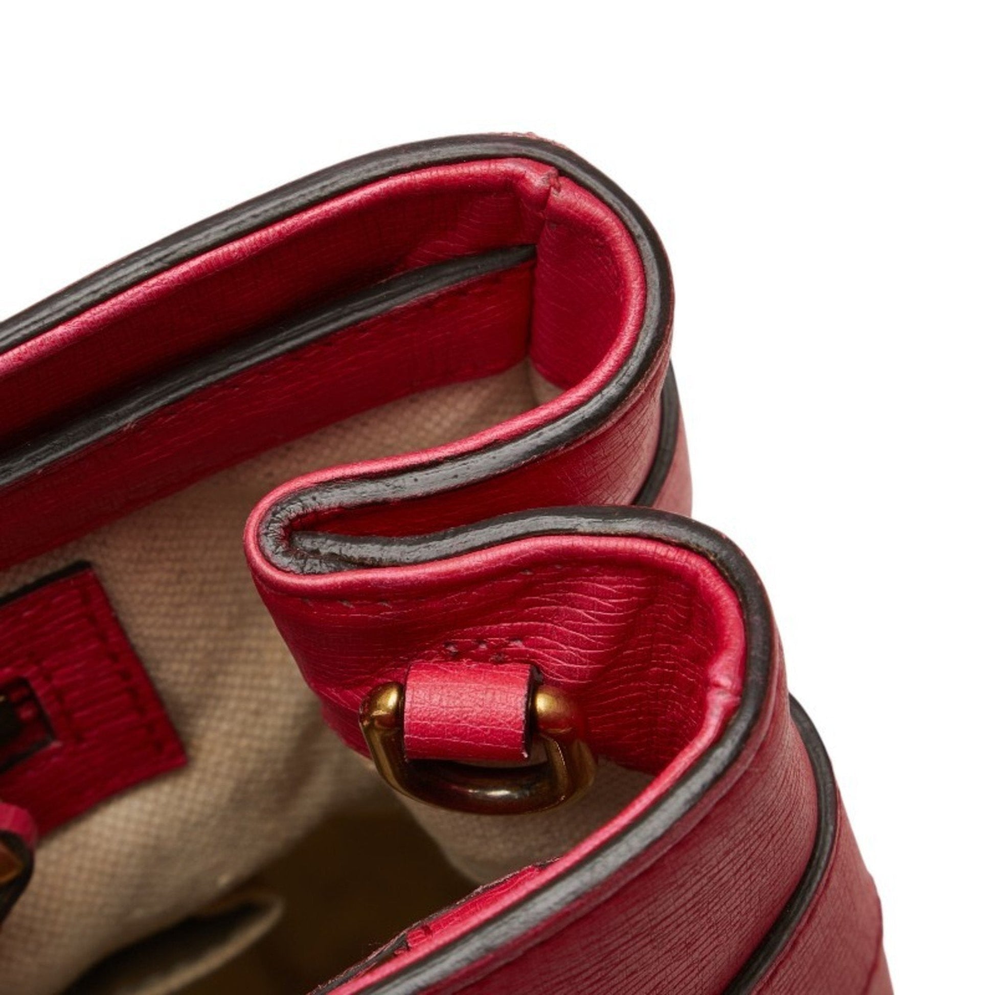 Gucci Horsebit Pink Leather Shoulder Bag Tote Bag