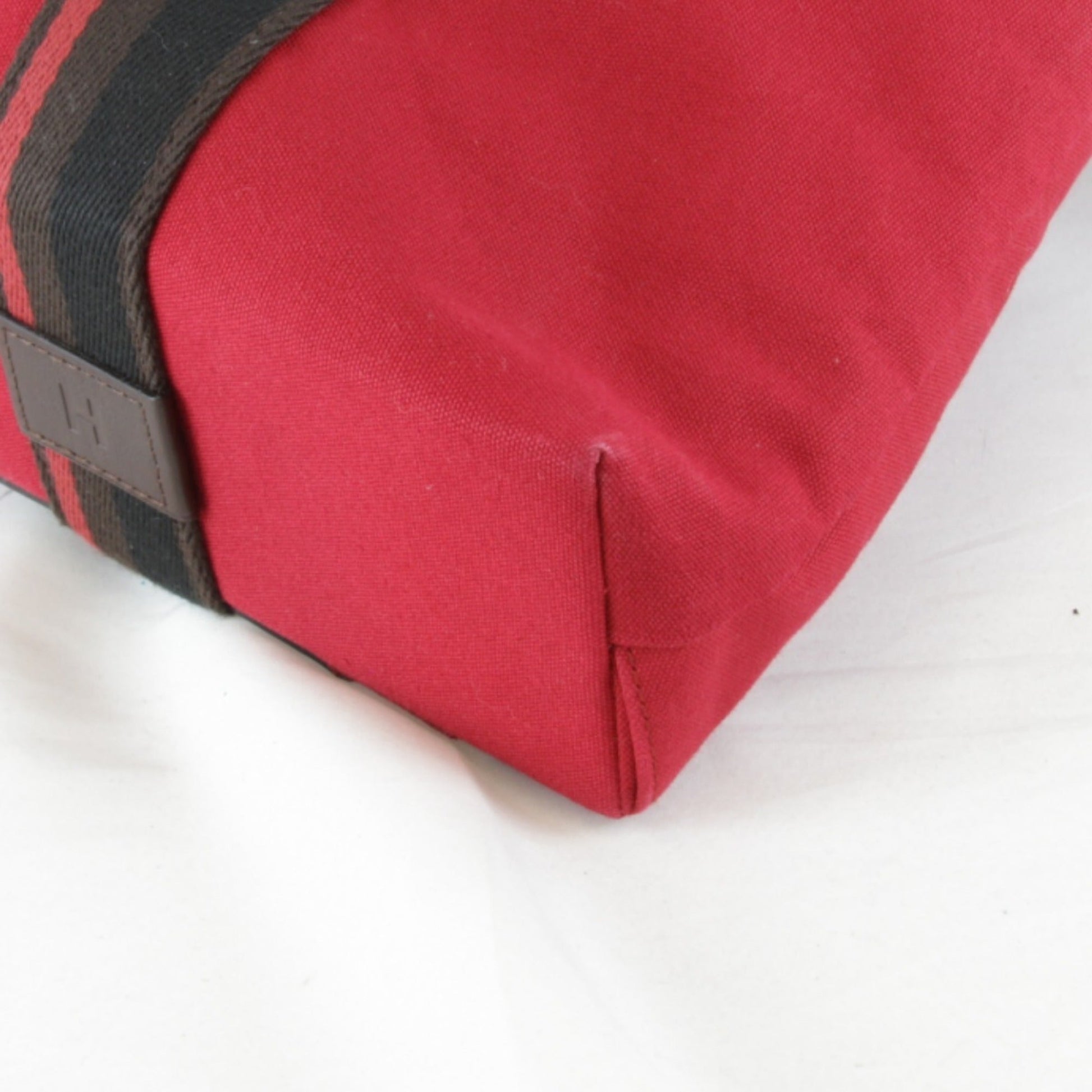 Hermes Tote Bag Leather Canvas