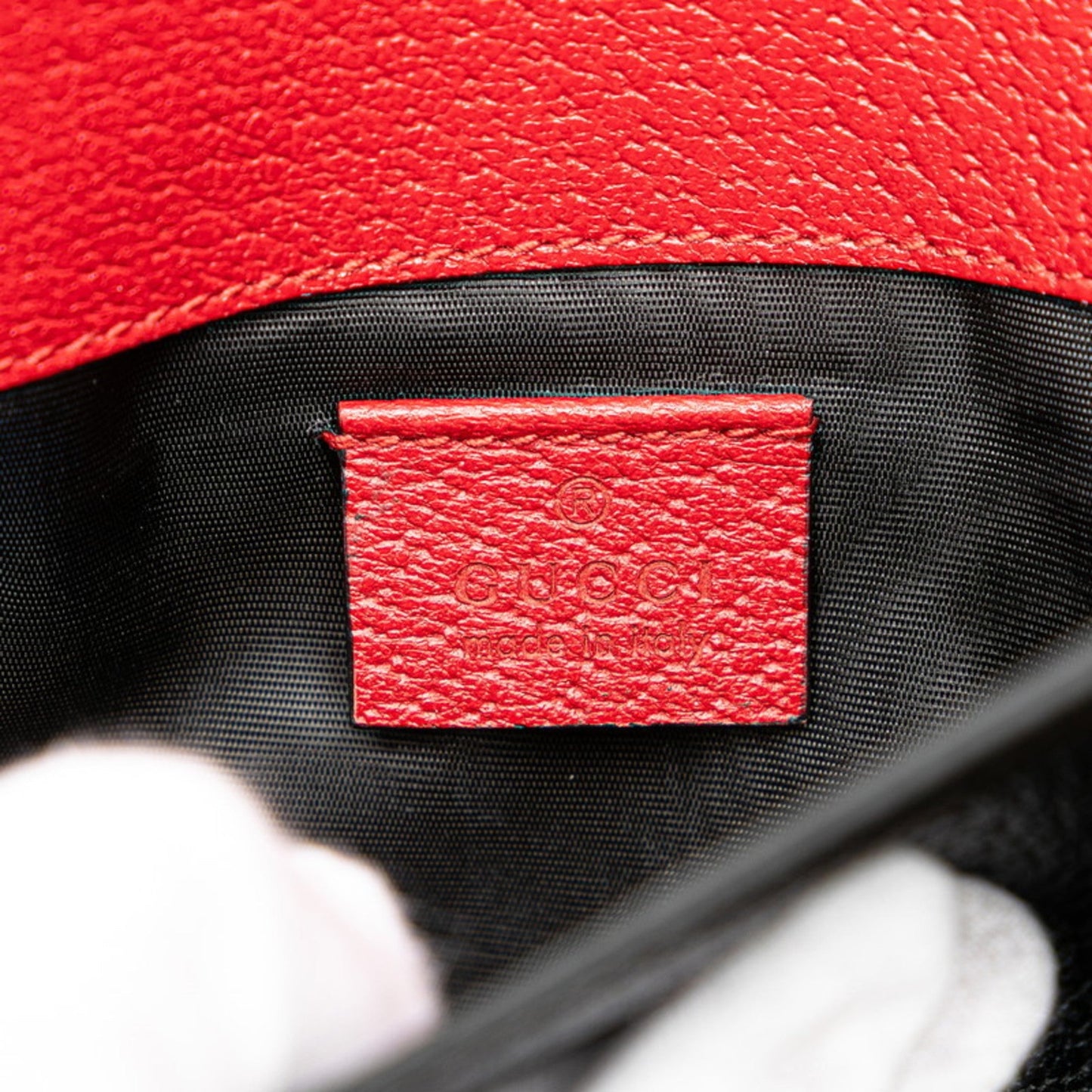 Gucci Black Leather Briefcase Clutch Bag