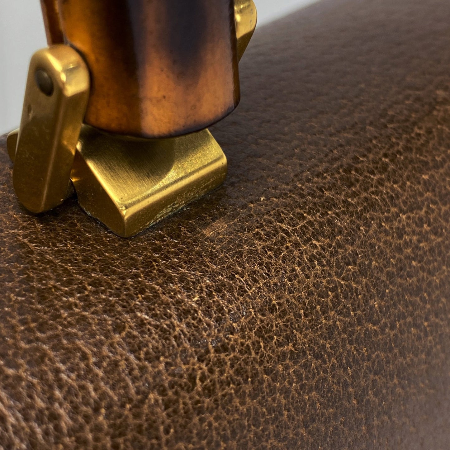 Gucci Brown Bamboo Leather Handbag Shoulder Bag
