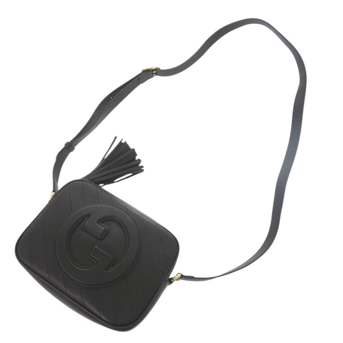 Gucci Black Leather Shoulder Bag