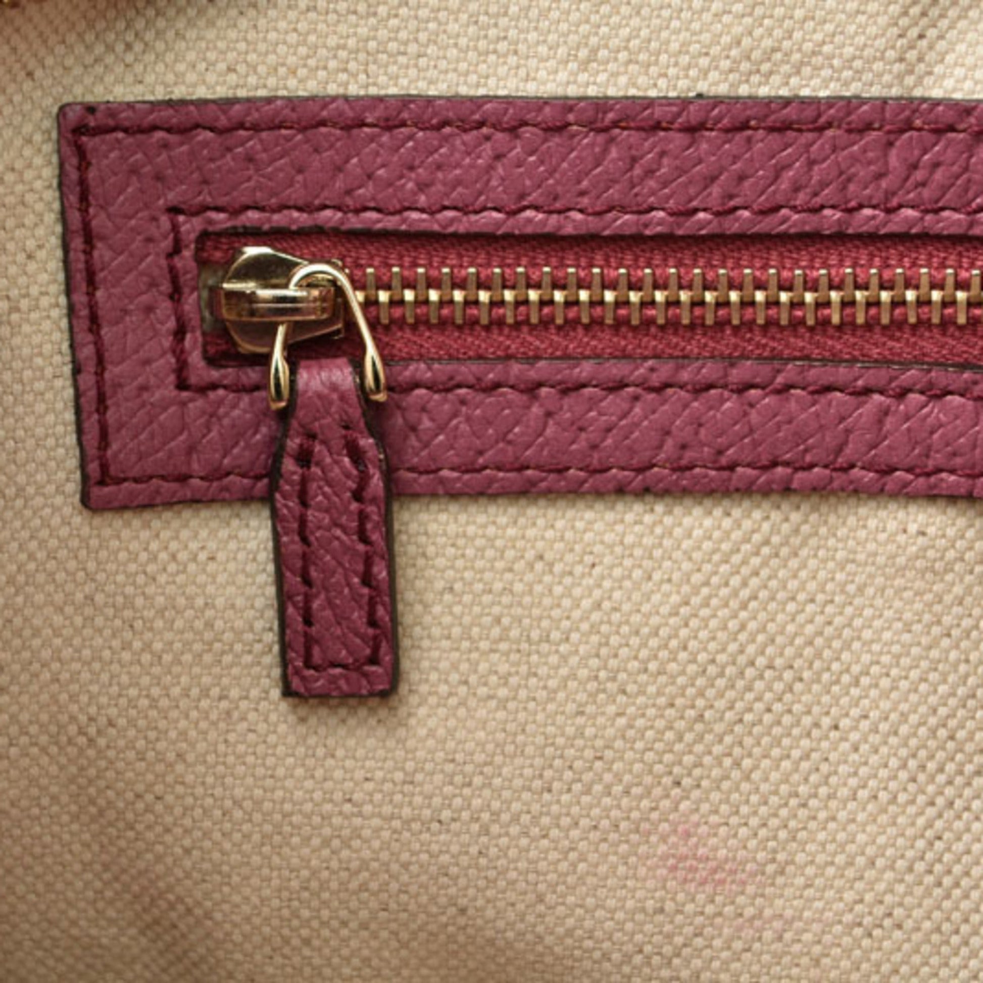 Gucci Beige Pink Gg Canvas Leather Handbag Shoulder Bag