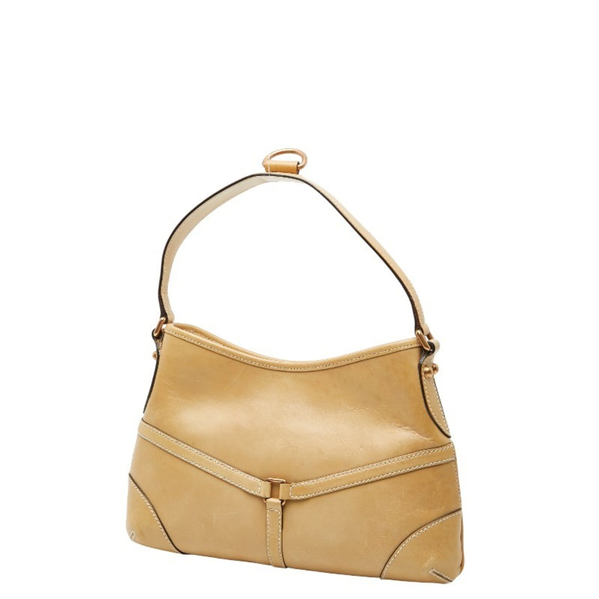 Gucci Beige Leather Shoulder Bag