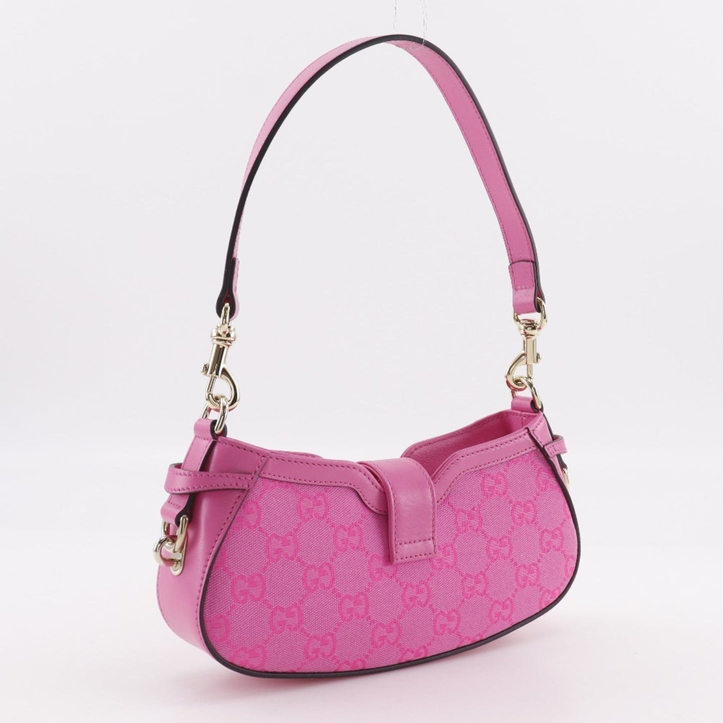Gucci Pink Gg Canvas Shoulder Bag