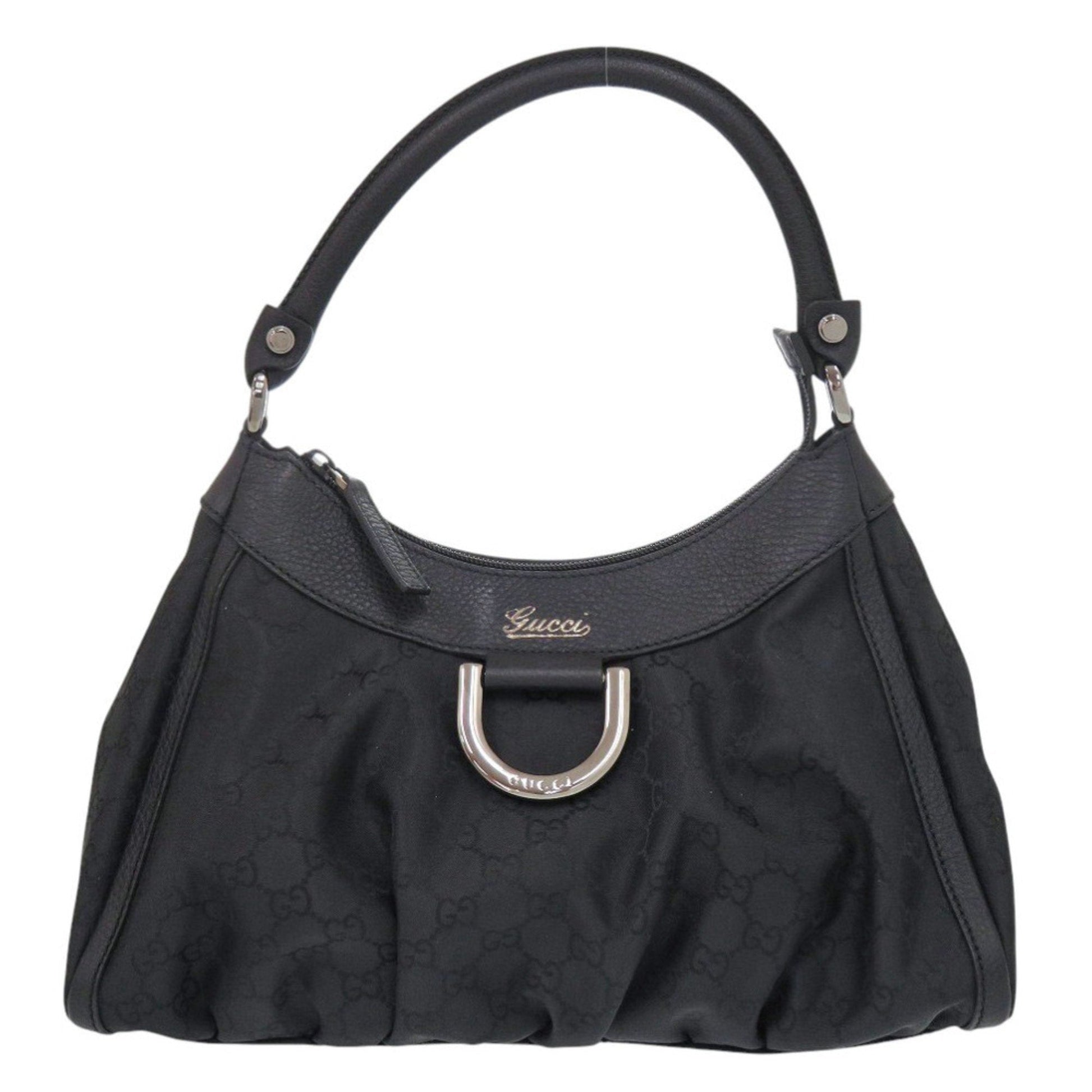 Gucci Black Nylon Handbag Shoulder Bag
