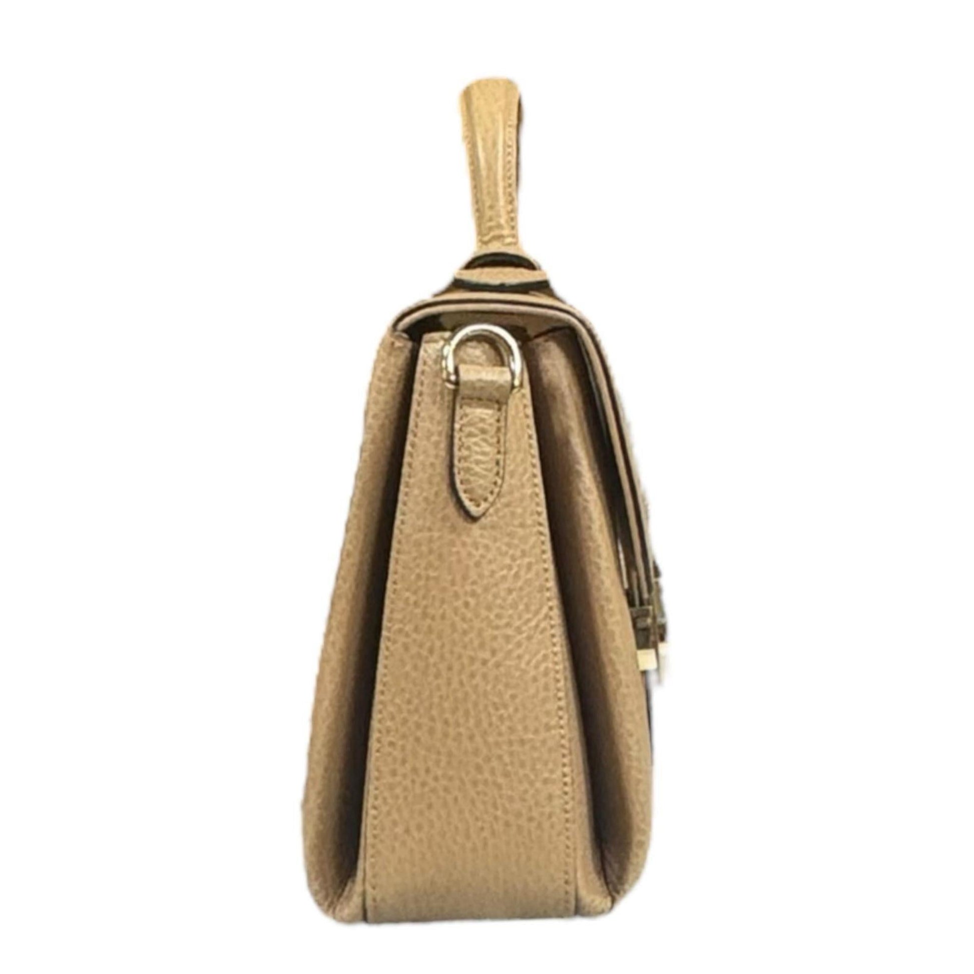 Gucci Beige Leather Shoulder Bag