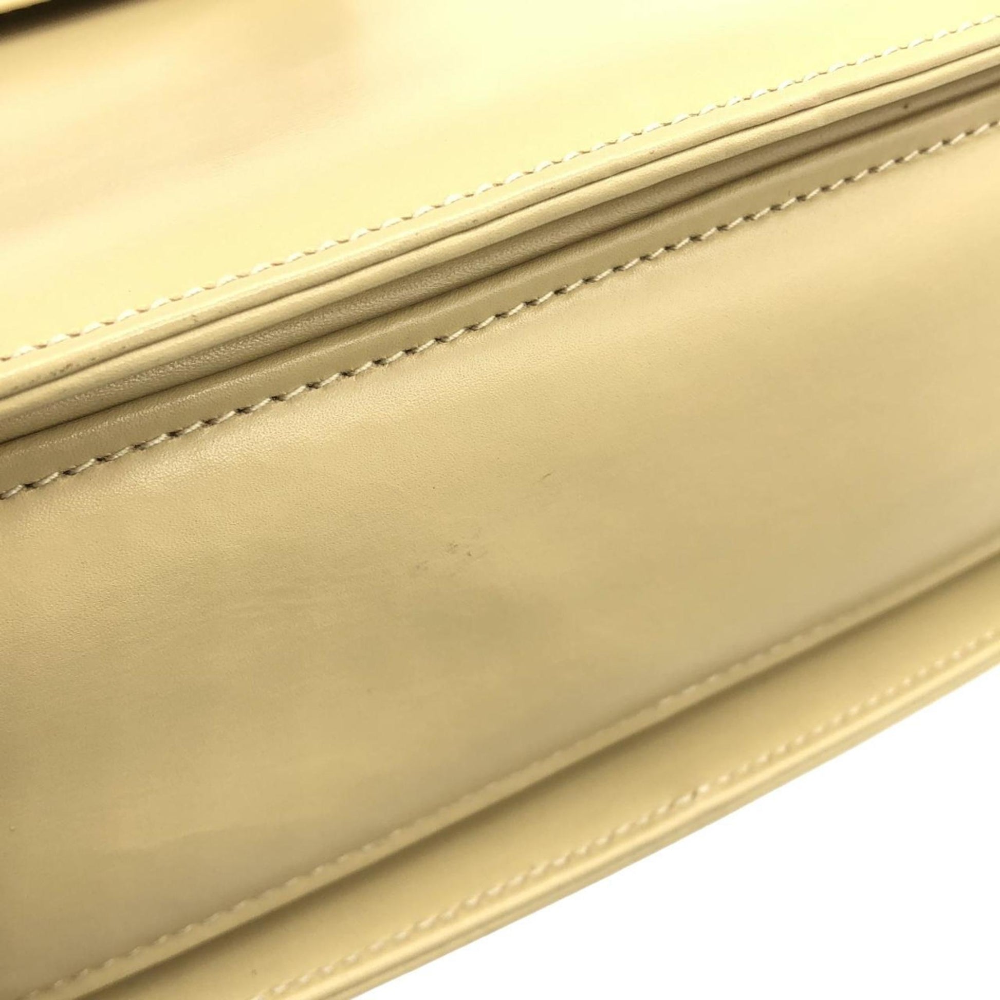 Gucci Ivory Leather Handbag
