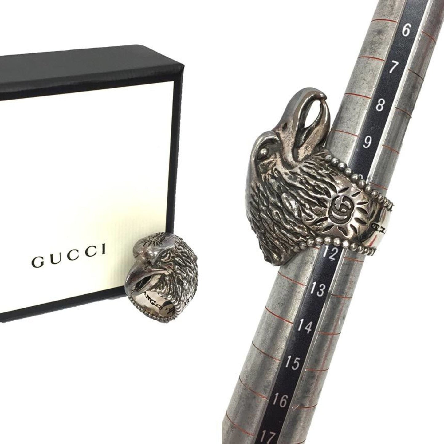 Gucci Silver Silver 925 Sterling Silver 925 Band Ring