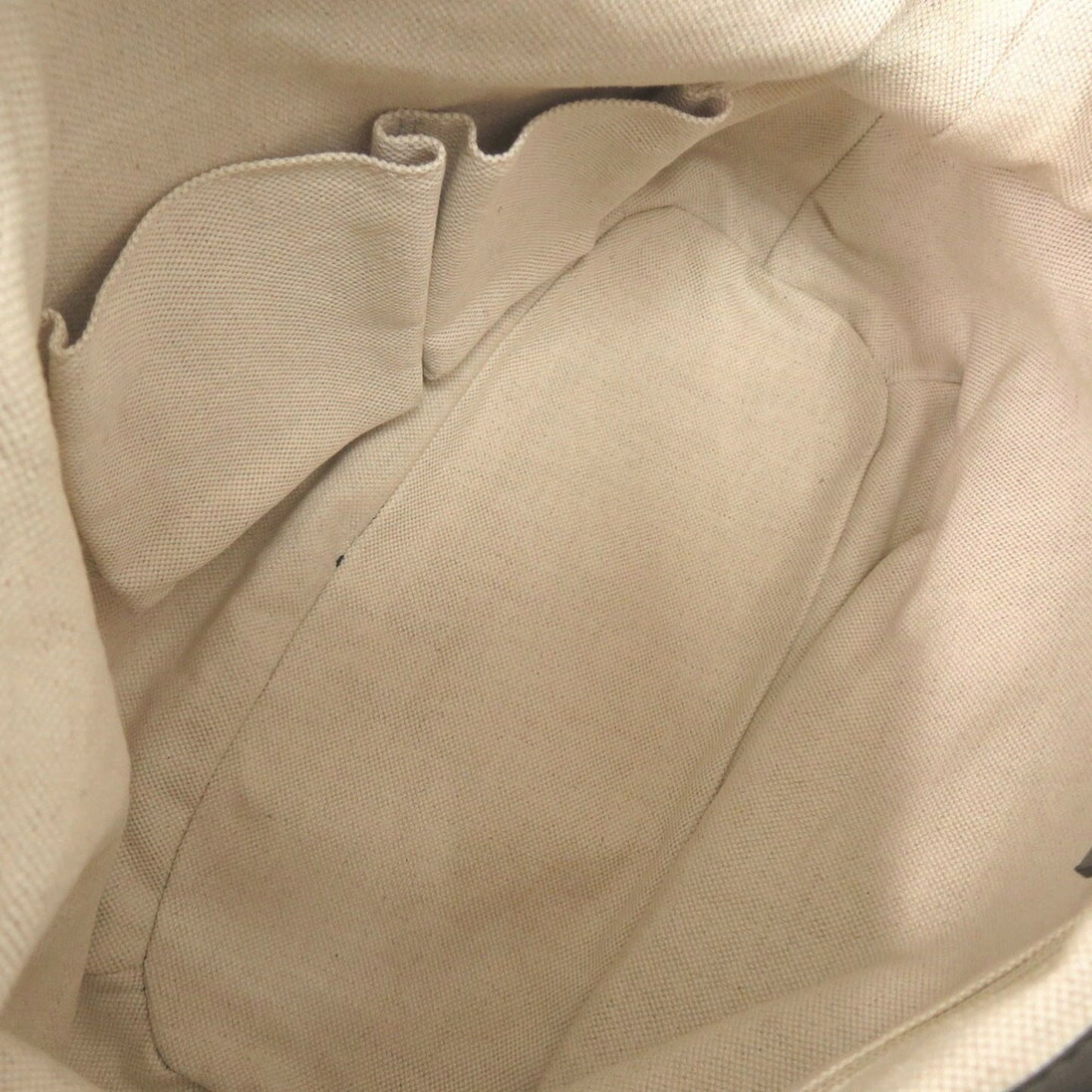 Gucci Beige Black Gg Canvas Leather Handbag