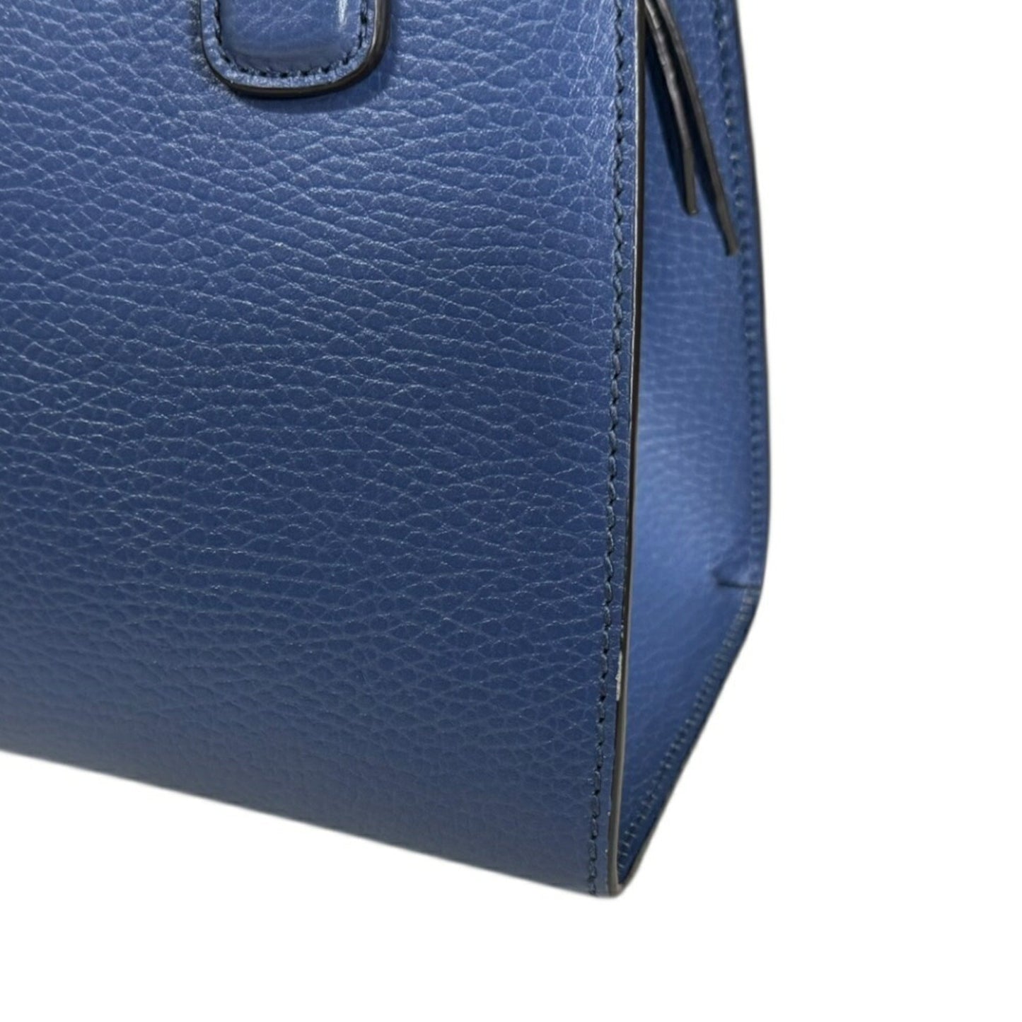 Gucci Soho Blue Leather Shoulder Bag