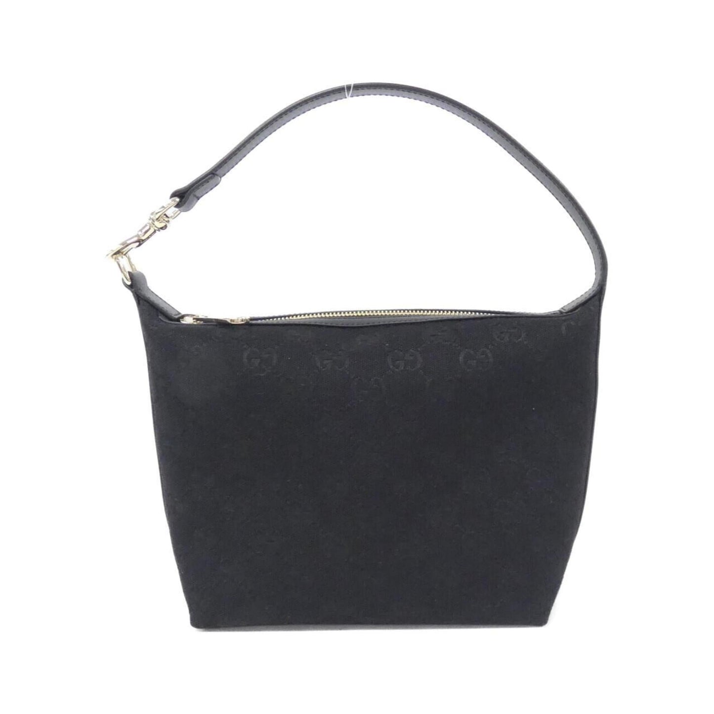 Gucci Black Gg Canvas Handbag