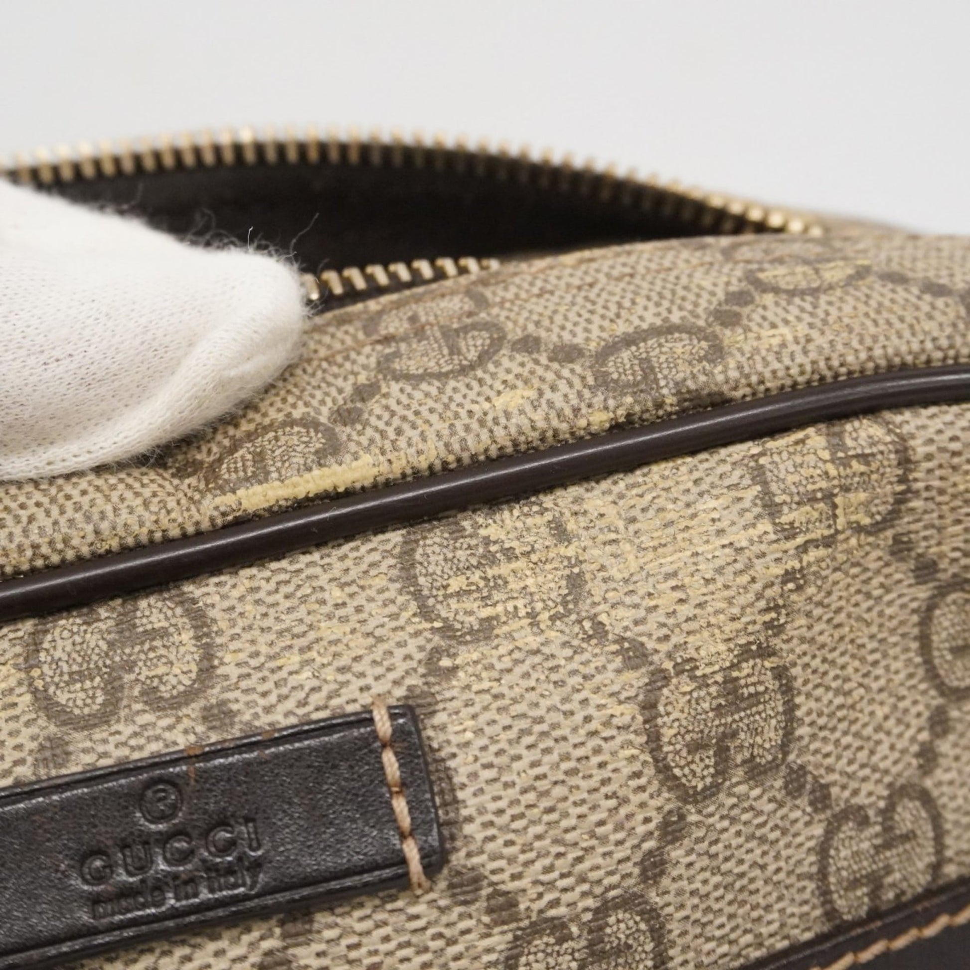 Gucci Brown Pvc Shoulder Bag