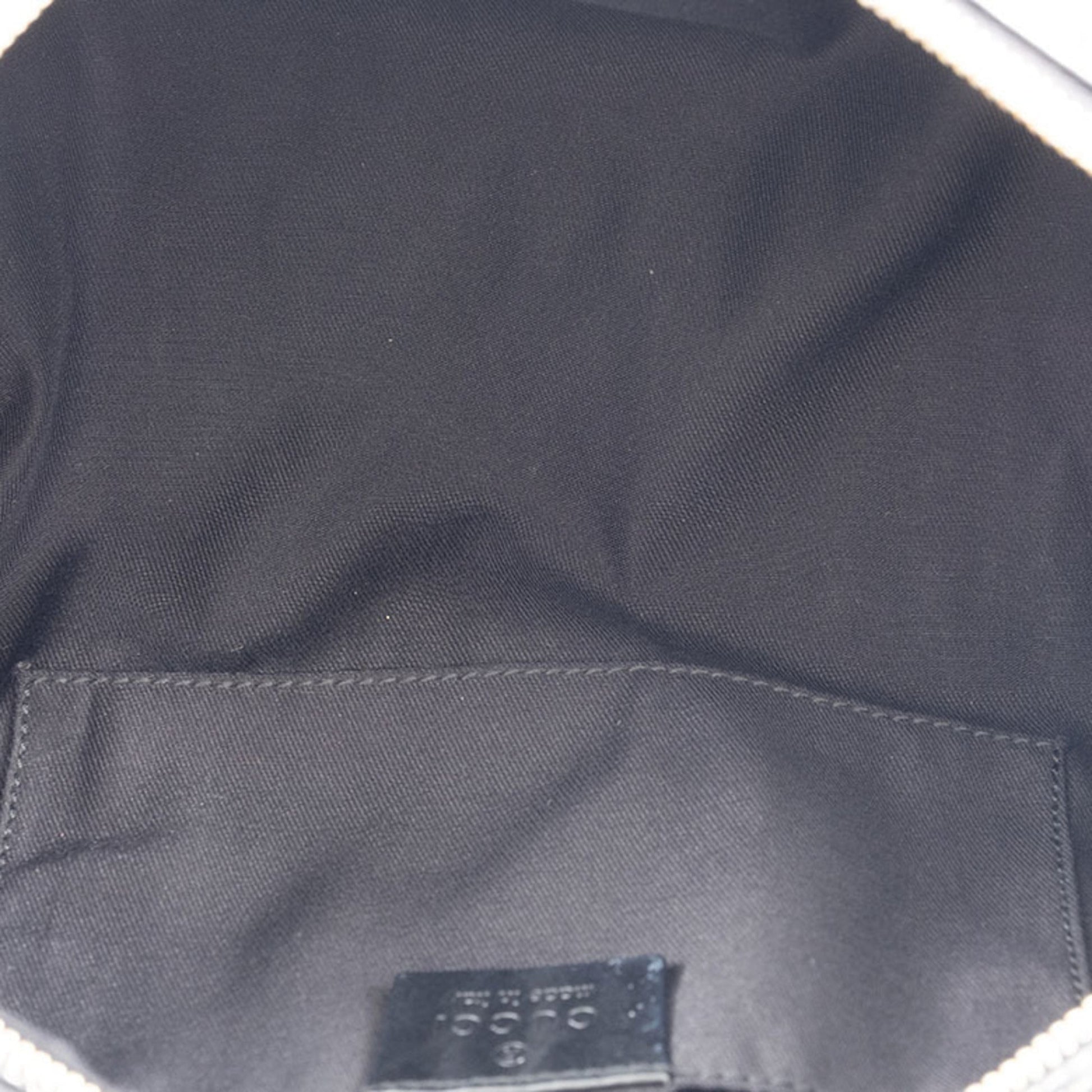 Gucci Hysteria Black Leather Boston Bag