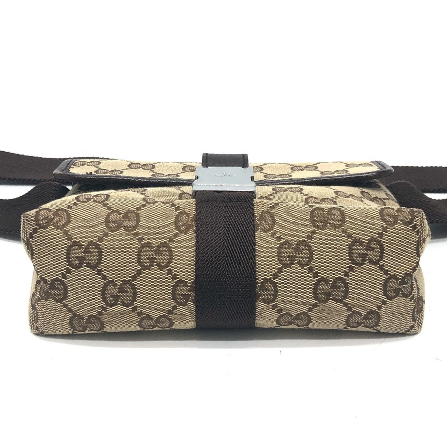 Gucci Beige Brown Gg Canvas Fanny Pack