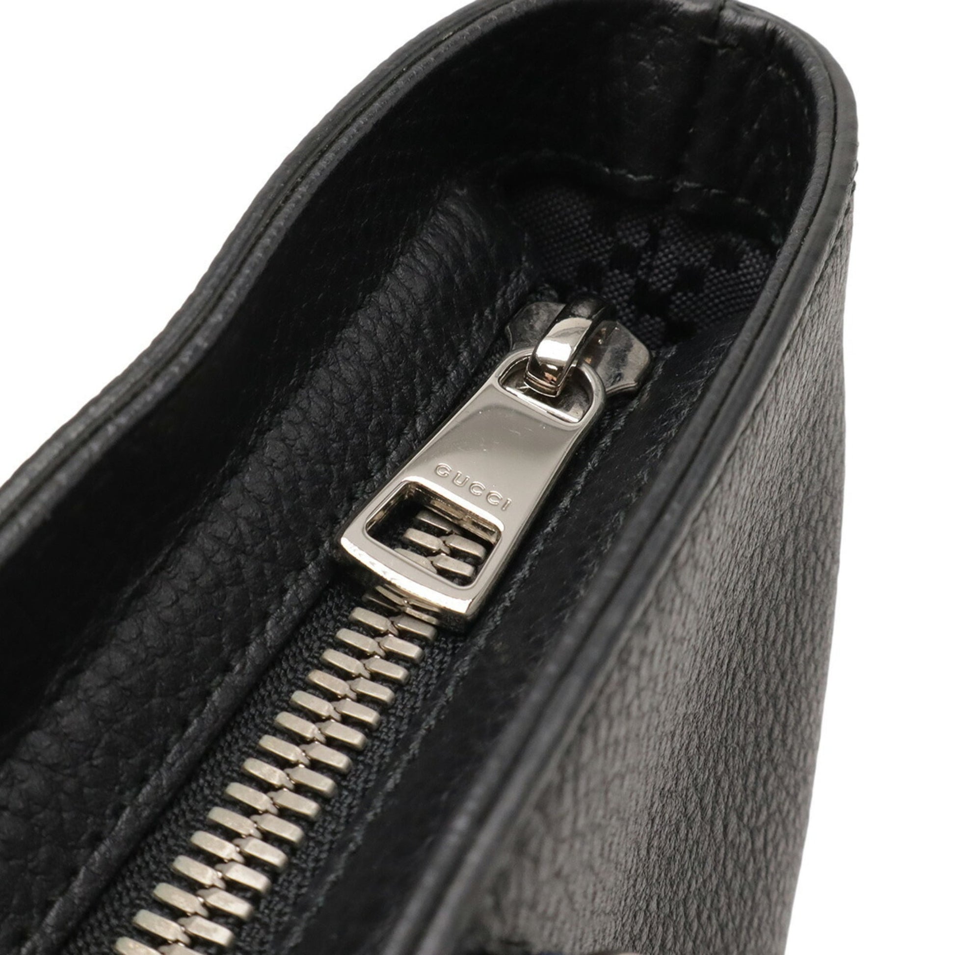 Gucci Black Navy Leather Shoulder Bag Tote Bag