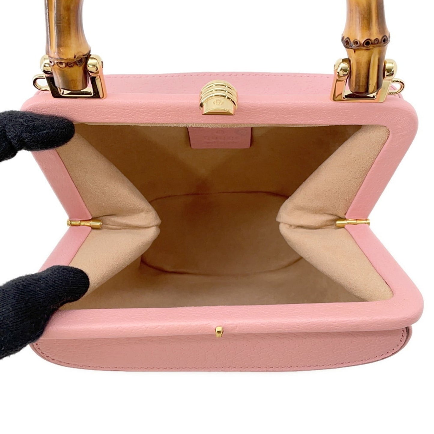Gucci Pink Leather Handbag
