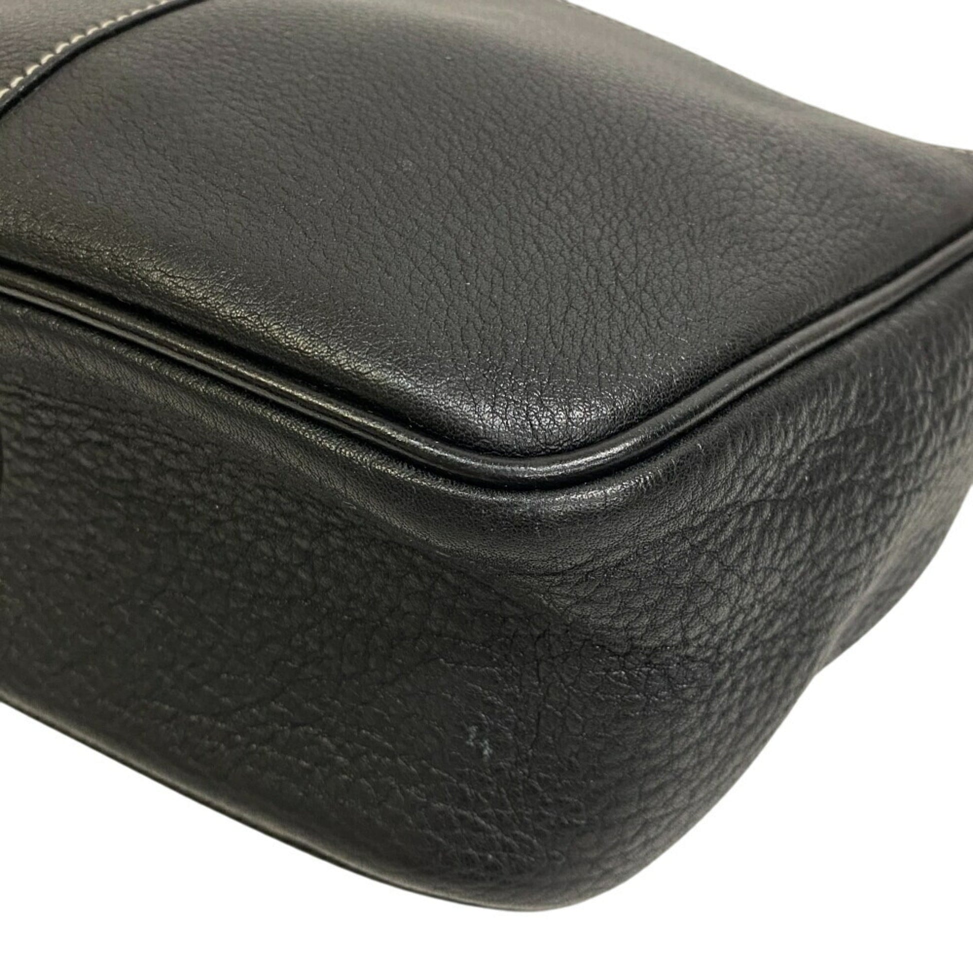 Burberry s Shoulder Bag Leather Black