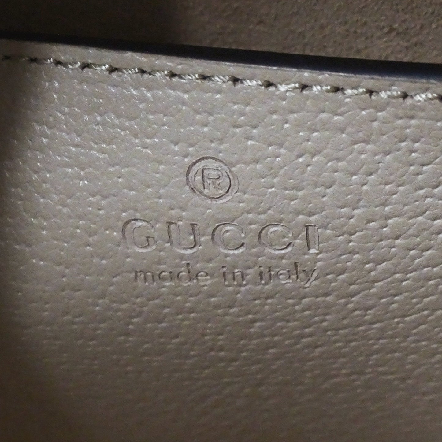 Gucci Beige Leather Handbag Shoulder Bag
