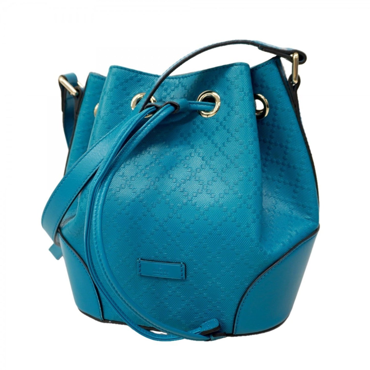 Gucci Blue Leather Shoulder Bag