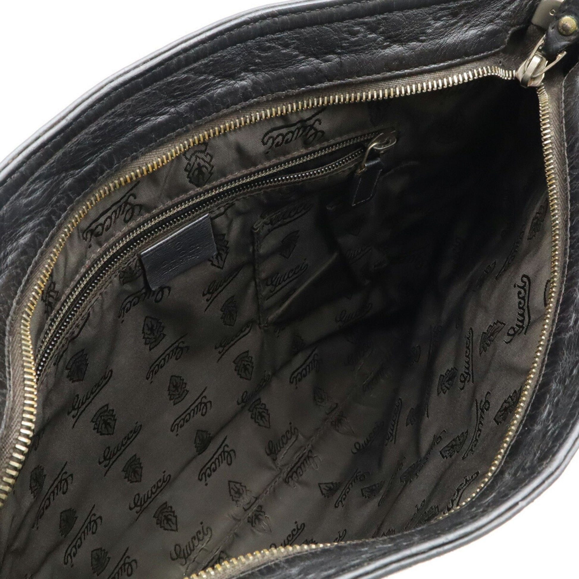 Gucci Black Leather Shoulder Bag